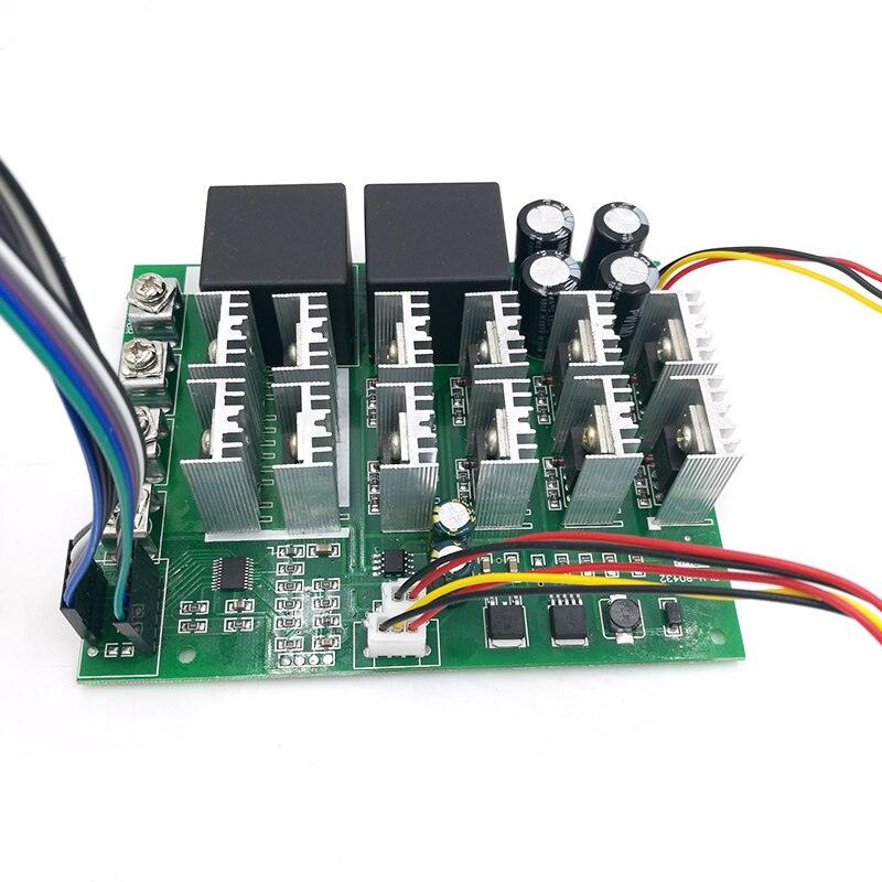 60A Digital display PWM speed controller module 10-55V 0~100% adjustable forward reversal.