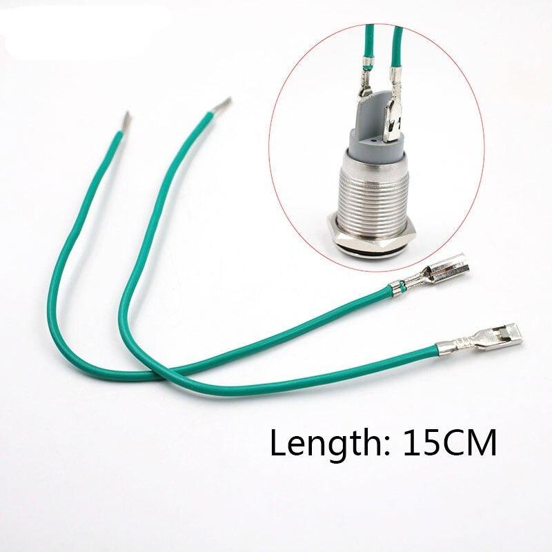 6mm LED Metal Indicator Light Waterproof IP67 Signal Lamp 3V 5V 6V 9V 12V 24V 110V 220v Red Yellow Blue Green White Pilot Seal.