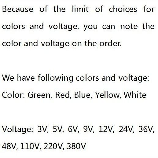 6mm LED Metal Indicator Light Waterproof IP67 Signal Lamp 3V 5V 6V 9V 12V 24V 110V 220v Red Yellow Blue Green White Pilot Seal.