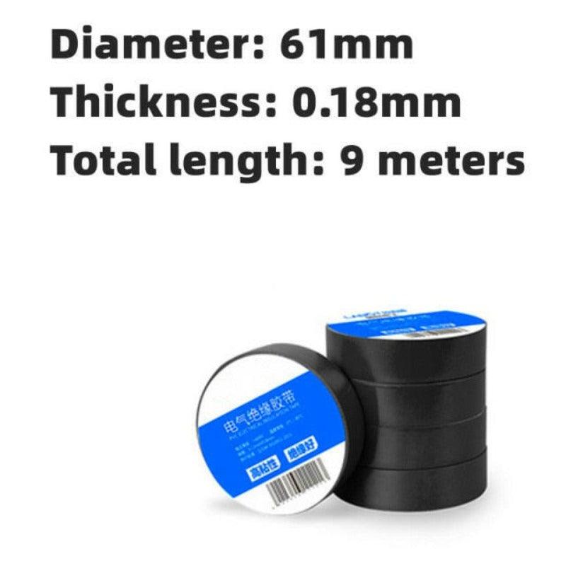 9m*5 Insulated Waterproof PVC Tape Electrical Insulation Tape.