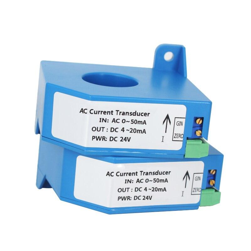 AC 5ma 10ma 20ma Leakage Current Transmitter Analog Output 4-20ma 0-10v AC Leakage Current Sensor Transducer.