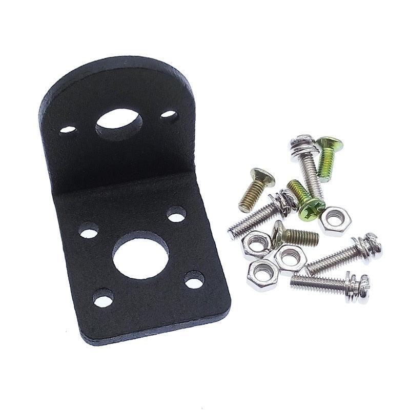 Aluminium alloy mounting bracket 25GB(GA) gear motor bracket with  matching screw.