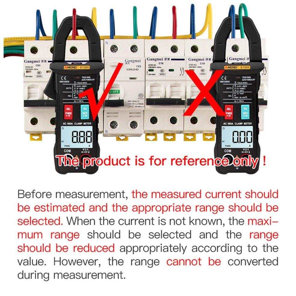 ANENG- ST181 Clamp Meter| DC/AC Current 4000 Counts  Ohm Test.