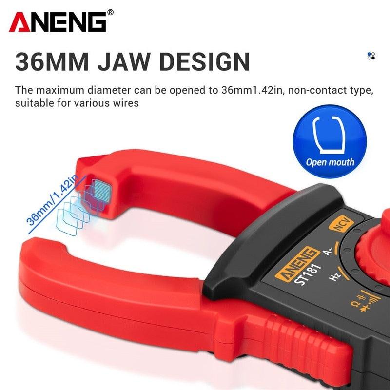 ANENG- ST181 Clamp Meter| DC/AC Current 4000 Counts  Ohm Test.