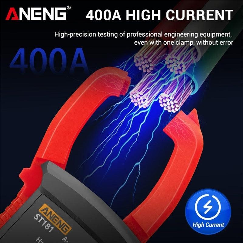 ANENG- ST181 Clamp Meter| DC/AC Current 4000 Counts  Ohm Test.