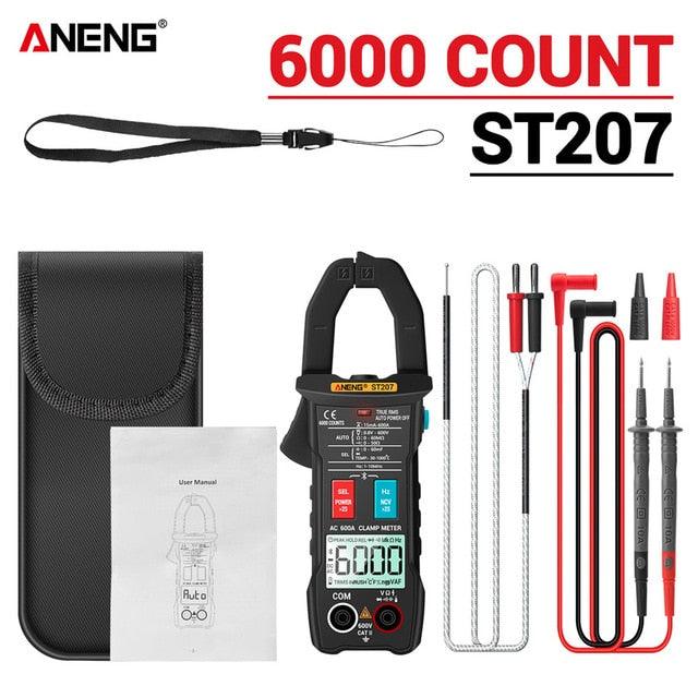 ANENG- ST207 Digital Bluetooth Multimeter Clamp Meter| AC Current Hz Capacitance Ohm.