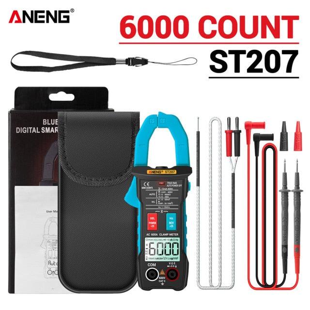 ANENG- ST207 Digital Bluetooth Multimeter Clamp Meter| AC Current Hz Capacitance Ohm.