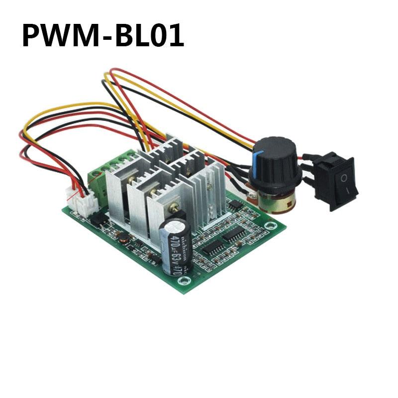 BLDC three phase brushless sensorless motor controller BL01 15A violent fan modulation.ac motor controller