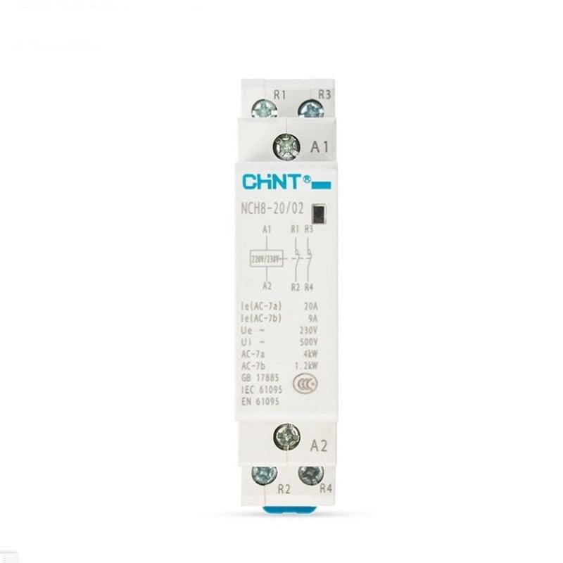 CHINT CHNT NCH8-20 Modular AC household Contactor 220V 230V AC 20A  1NO 1NC 2NO 2NC.