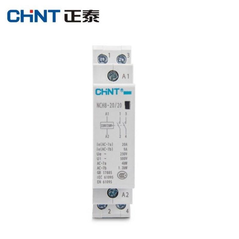 CHINT CHNT NCH8-20 Modular AC household Contactor 220V 230V AC 20A  1NO 1NC 2NO 2NC.