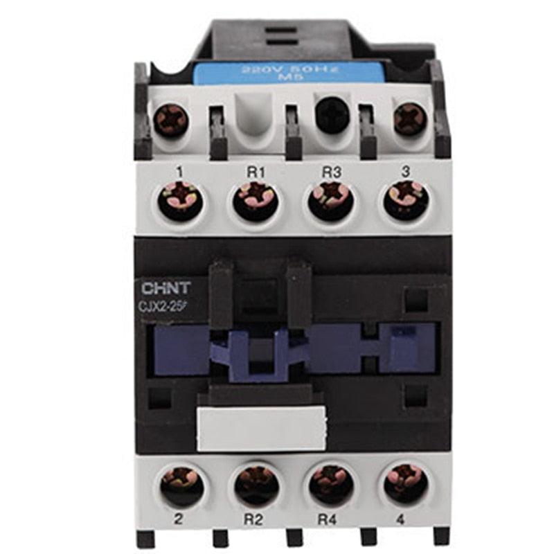 ac contactors and relays,CHINT CJX2-2508 2NO 2NC 25A 220V Rail Mount Contactor Industrial Electric Contactor