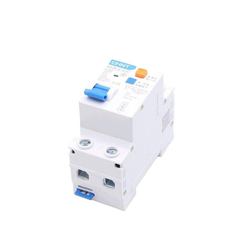 CHINT NXBLE-63Y 6A 10A 16A 32A 63A 10MA 0.01A RCBO 1P+N 230V Residual current Circuit breaker over current Leakage protection.