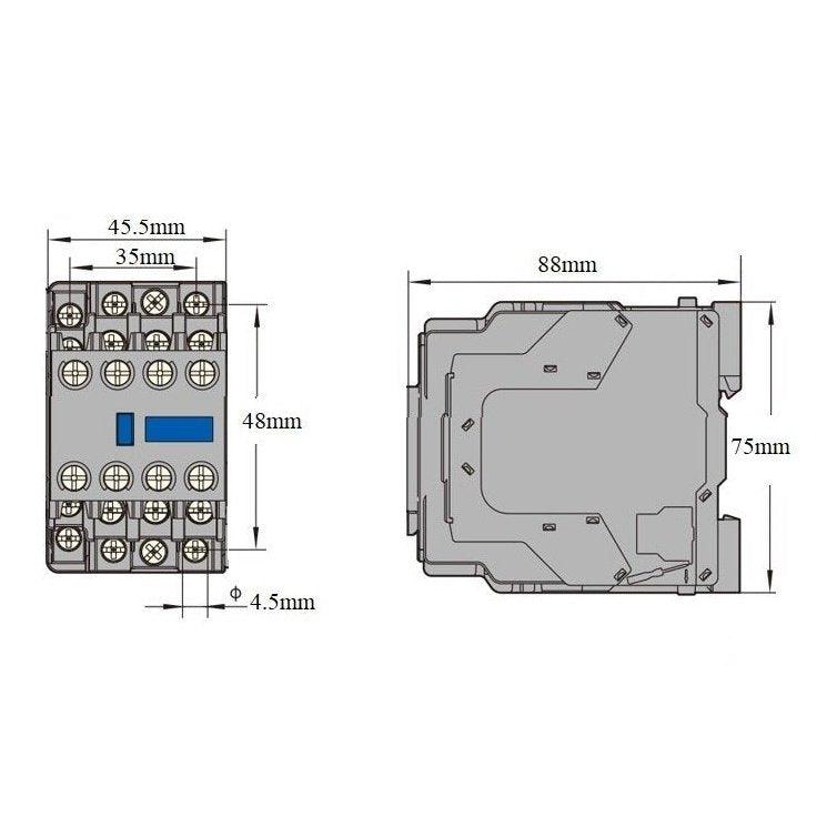 CHINT NXC-18 Contactor 18A 1NO+1NC AC 24V 36V 48V 110V 127V 220V 380V 415V.