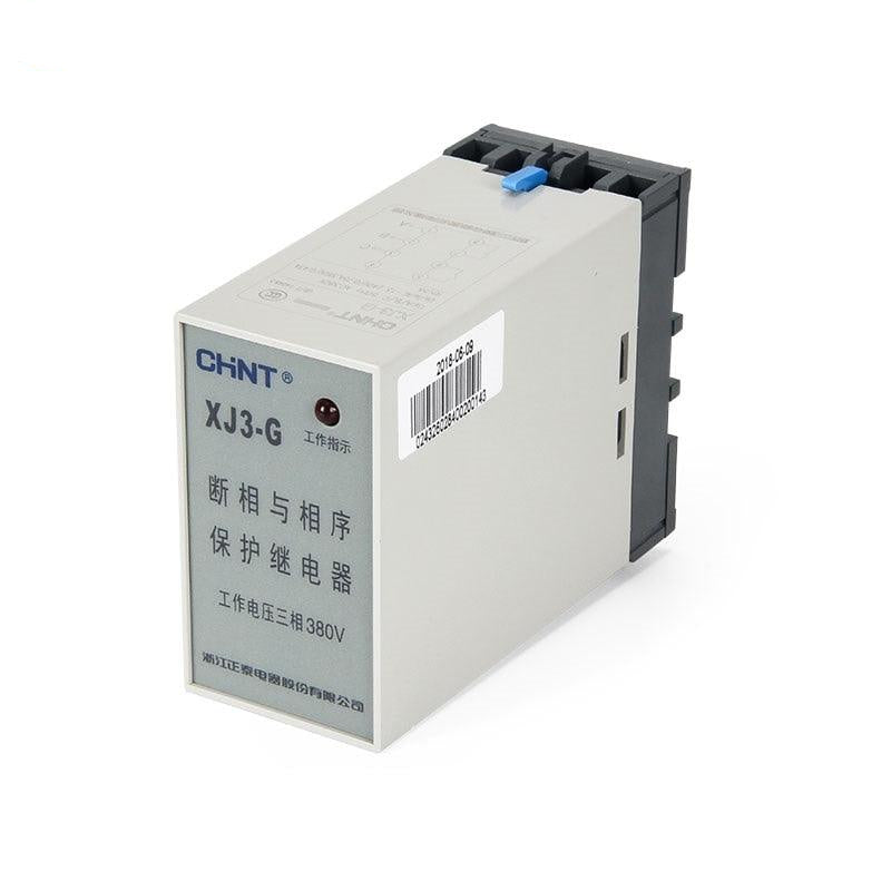CHINT XJ3-G Sequence and On-off Protection Relay AC380V Overvoltage and Undervoltage Protection Phase Sequence Protection.xj3-g chint