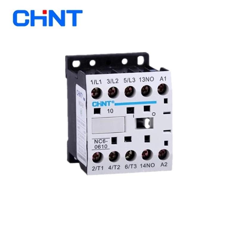 CHNT CHINT AC contactor NC6-0910 NC6-0901 NC6-0610 NC6-0601 24V 220V Switch.