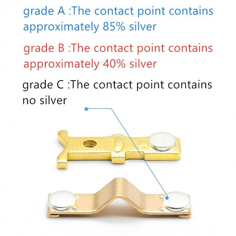 main contact kit,Contact Kit (for SCHNEIDER) LC1D65 Contactor Spare Parts| CJX2-6511 Main Contact Kit CJX2s-6511/63 Moving and Stationary Contacts Accessories