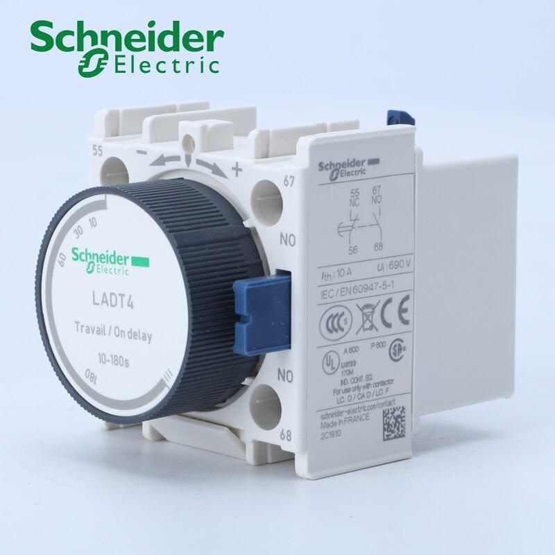 Contactor Delay Auxiliary Contact Module Power-on Power-off Delay LADT0 LADT2 LADT4.