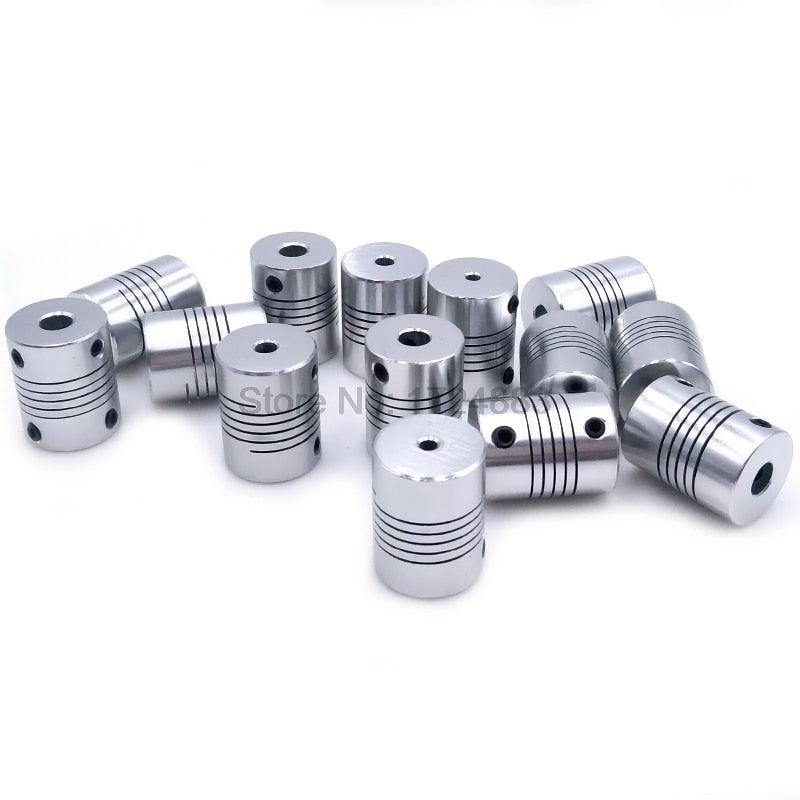 D19*L25 Aluminium flexible Jaw Shaft Coupling 5 8 6.35mm 8mm 10mm.