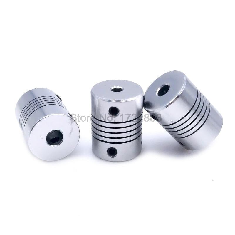 D19*L25 Aluminium flexible Jaw Shaft Coupling 5 8 6.35mm 8mm 10mm.