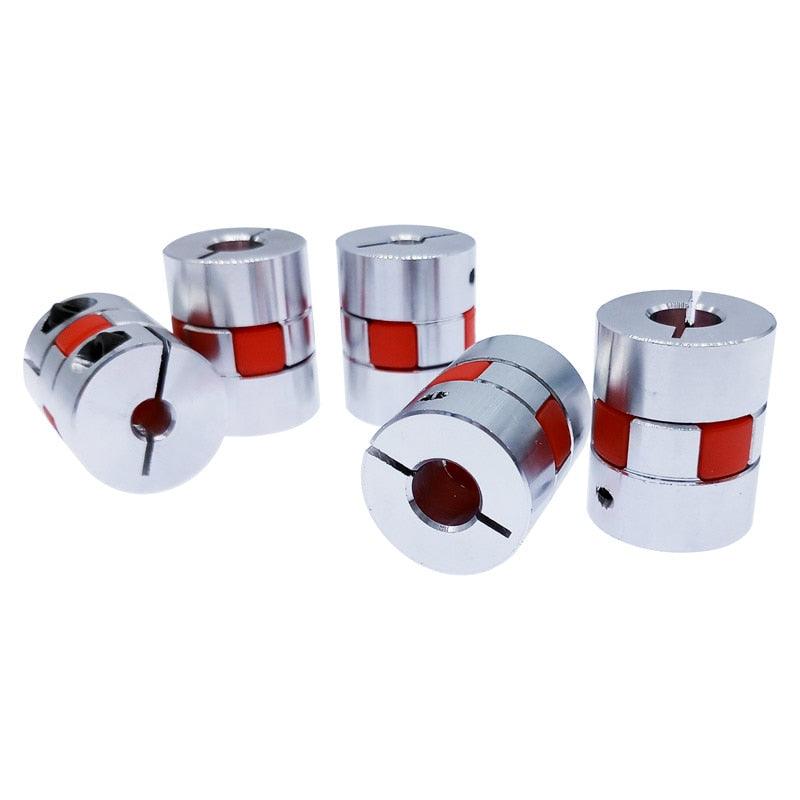 D20L25 spider flexible motor coupler aluminium flexible jaw coupling 5x8mm 3mm 4mm 5mm 6mm 6.35mm 7mm 10mm.