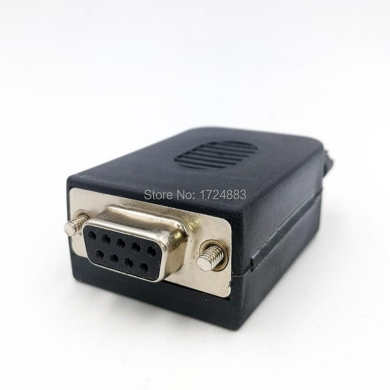 DB9 serial COM RS232 transfer-free Male Female Signals terminals connector D sub 9Pin hole.