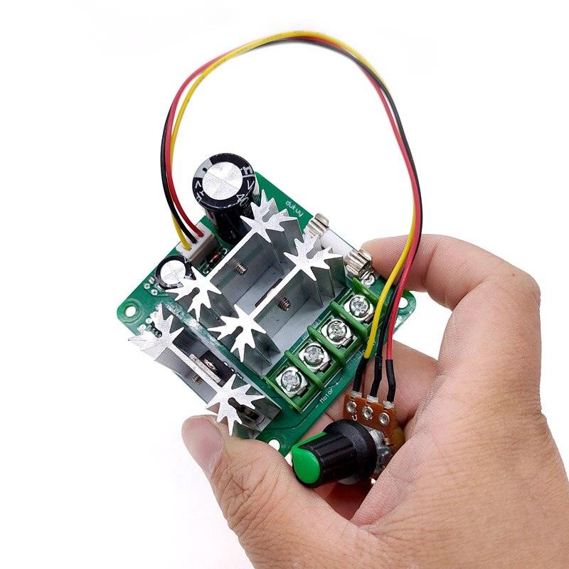 DC Motor Speed Controller  6v-90v Switch Stepless Speed Regulation Current Regulator.