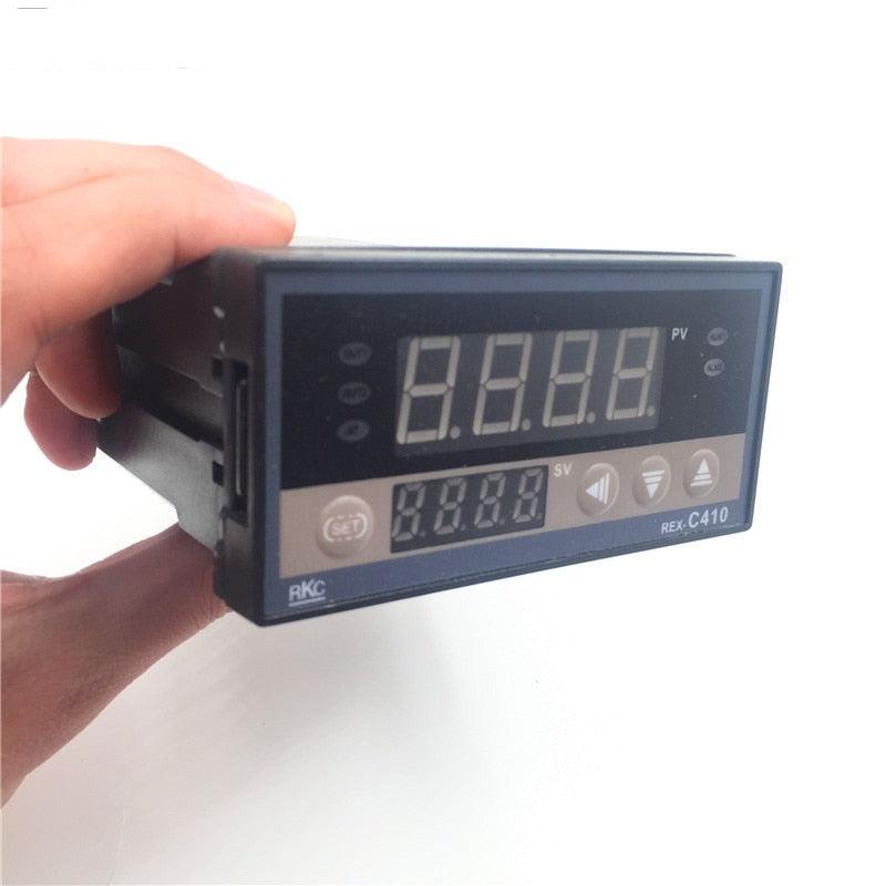 Digital PID Temperature Temp Controller RKC REX-C410 48*96mm Horizontal, Input thermocouple K,PT100,J Relay Output for heat.