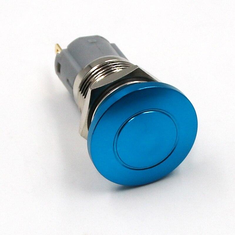 DIY 16mm 19mm Metal Waterproof Push Button Switch Emergency Stop Mushroom Head.