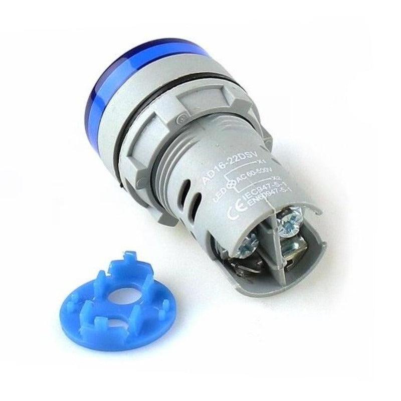 DIY  Digital Voltmeter 22mm Round AC 60 -500V Volt Voltage Tester| Meter Monitor Power LED Indicator.