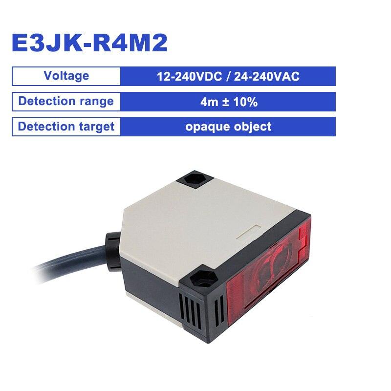 E3JK-R4M1/2 E3JK-DS30M1/2Photoelectric Switch DC24V AC220V 24V-220V Diffuse Reflection Infrared Switch Sensor.
