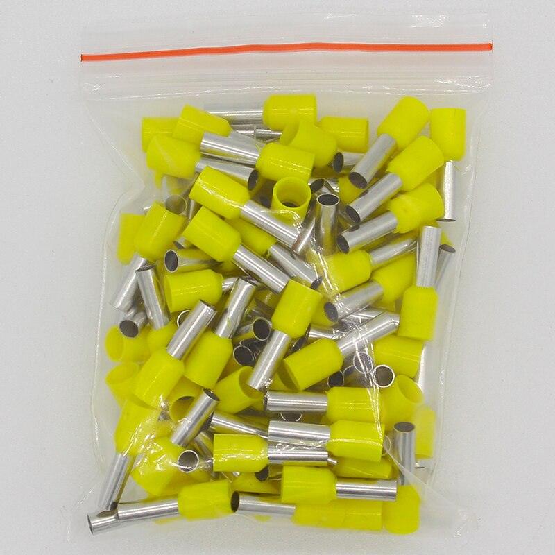 E4009 Tube insulating terminals 4MM2 100PCS/Pack Cable Wire Connector Insulated Insulating Crimp Terminal Connector E-.