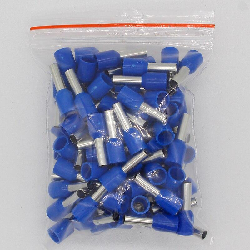 E4009 Tube insulating terminals 4MM2 100PCS/Pack Cable Wire Connector Insulated Insulating Crimp Terminal Connector E-.