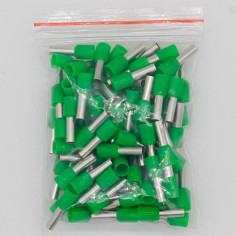 E4009 Tube insulating terminals 4MM2 100PCS/Pack Cable Wire Connector Insulated Insulating Crimp Terminal Connector E-.