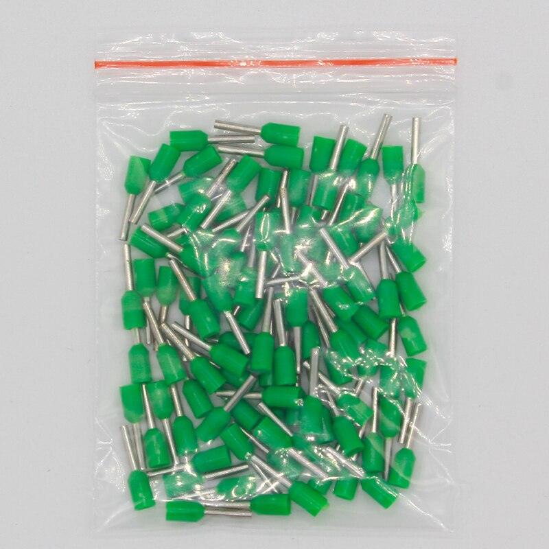 E7508 100PCS/Pack Tube insulating Insulated terminals 0.75MM2 Cable Wire Connector Insulating Crimp Terminal Connector E-.