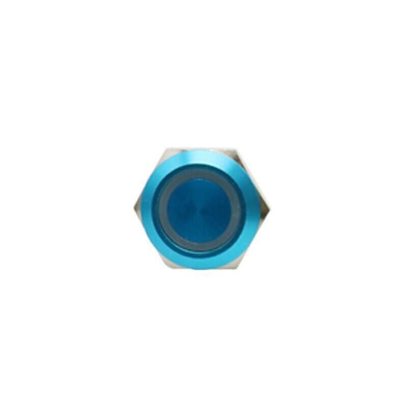 EARU-16/19/22mm 3 Triple Color RGB LED Momentary Self-Reset Metal waterproof power button.