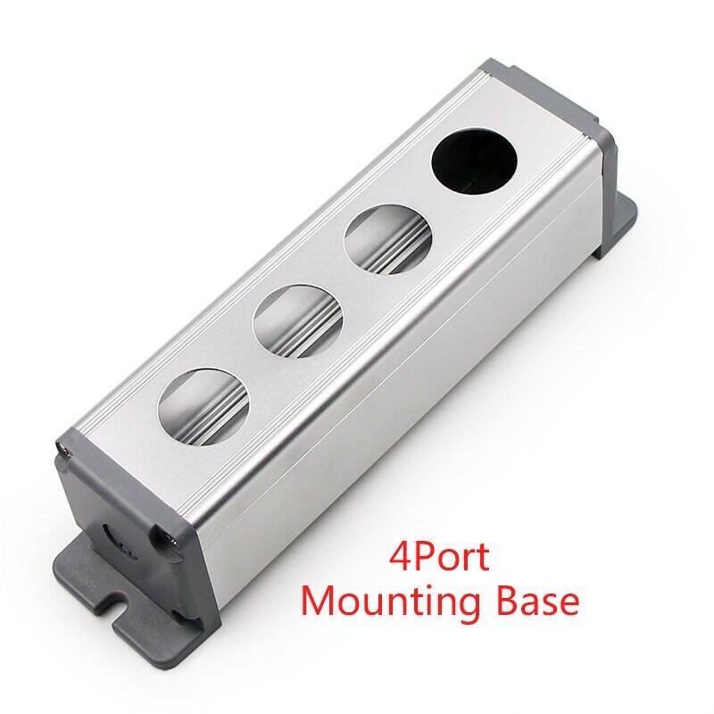 4port mounting base,push button