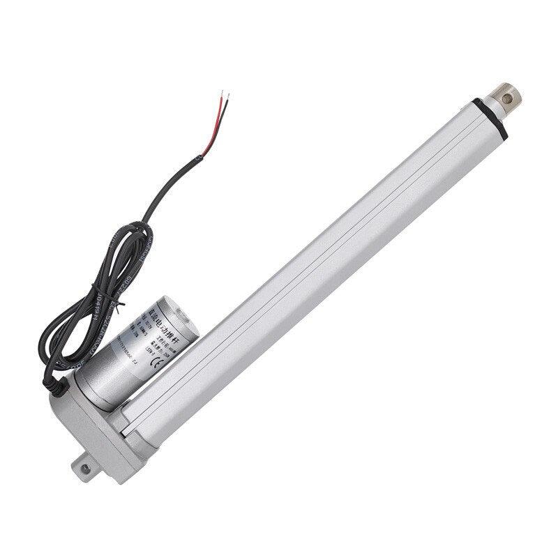 Electric Linear Actuator 12V/24V DC Motor 400mm Stroke Linear Motion Controller 100/200/300/500/750/800/900/1100/1300/1500N.