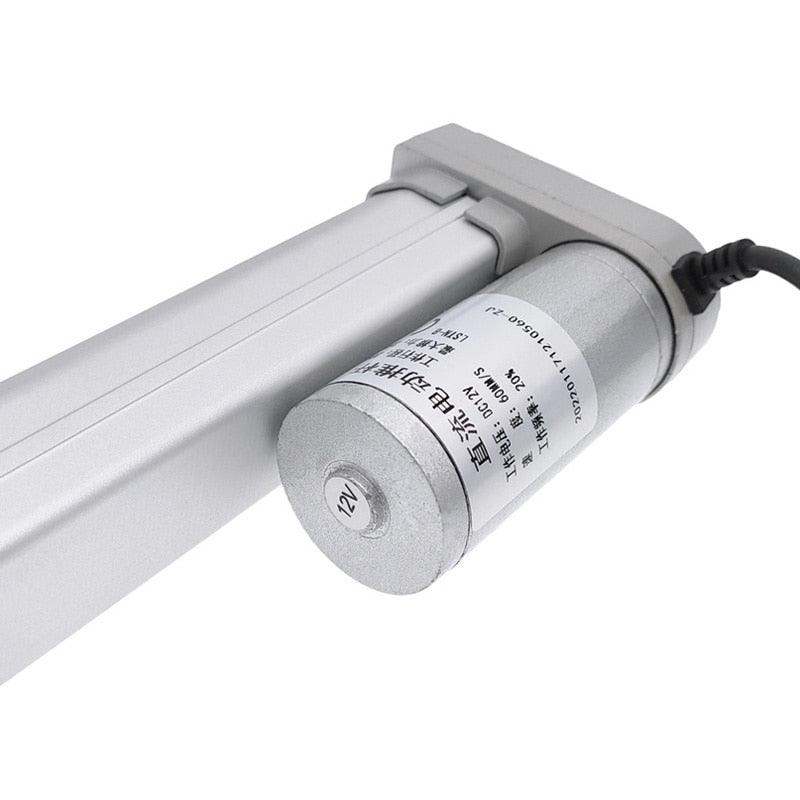 Electric Linear Actuator 12V/24V DC Motor 400mm Stroke Linear Motion Controller 100/200/300/500/750/800/900/1100/1300/1500N.