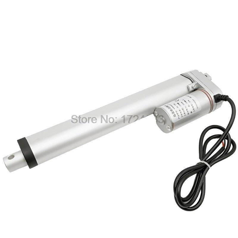 Electric Linear Actuator 12V/24V DC Motor 450mm Stroke Linear Motion Controller 100/200/300/500/750/800/900/1100/1300/1500N.