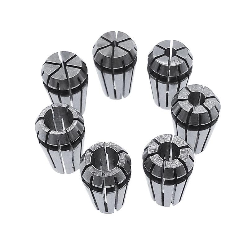 ER11 Spring chuck 1/1.5/2/2.5/3/3.175/4/5/6/6.35/7mm spring collet tool holder for CNC engraving machine&amp;milling lathe chucks.