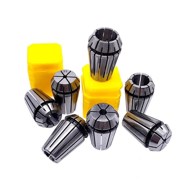 ER11 Spring chuck 1/2/3/4/5/6/7mm spring collet tool holder for CNC engraving machine&amp;milling lathe 1/4 1/8 collet.