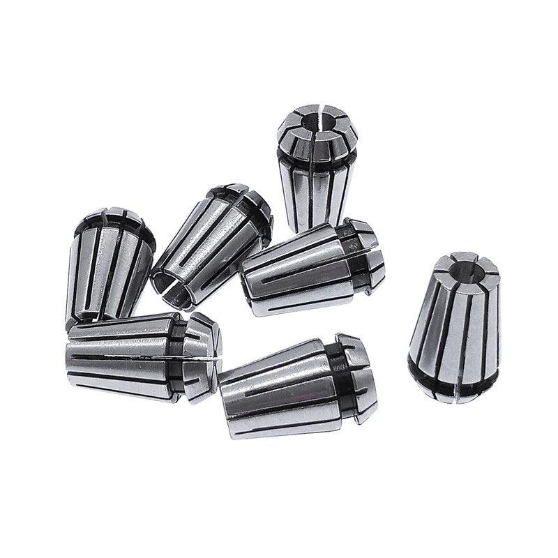 ER11 Spring chuck 1/2/3/4/5/6/7mm spring collet tool holder for CNC engraving machine&amp;milling lathe 1/4 1/8 collet.