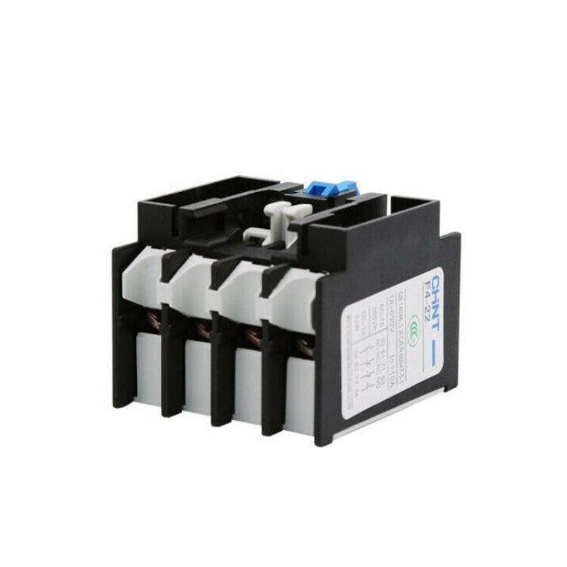 F4 CHNT AC contactor auxiliary contact blocks F4-02 F4-22 F4-11 F4-13 matching contactor CJX2 2N/O+2N/C F4-20 CHINT.