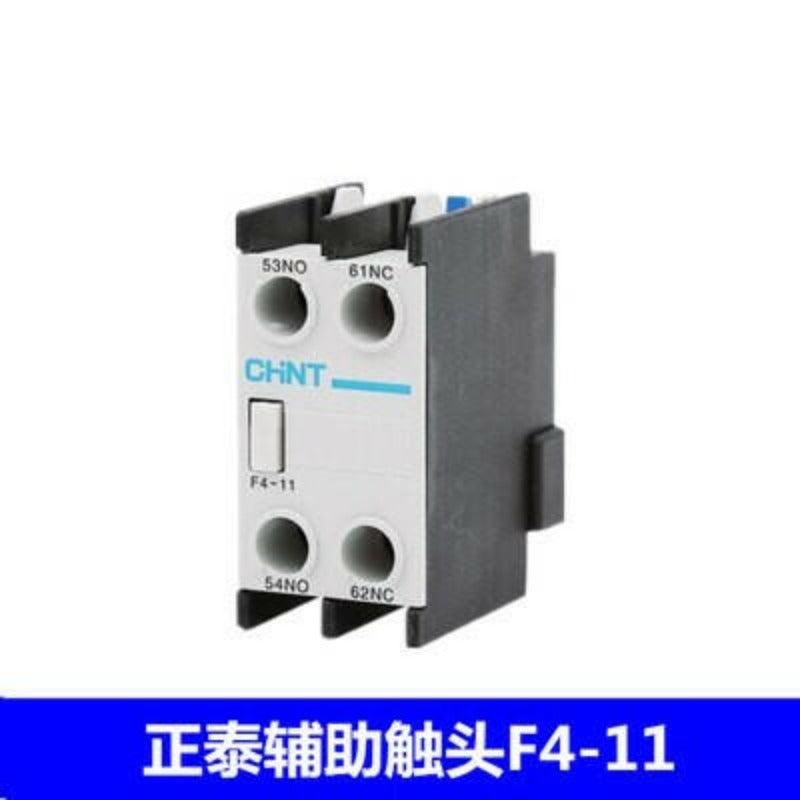 F4 CHNT AC contactor auxiliary contact blocks F4-02 F4-22 F4-11 F4-13 matching contactor CJX2 2N/O+2N/C F4-20 CHINT.