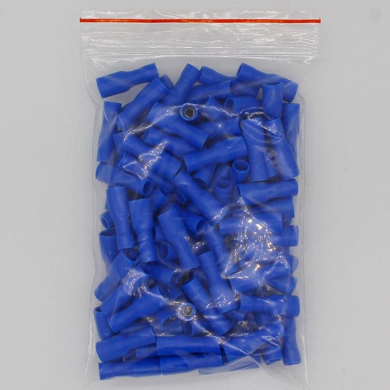 FDFD1.25-187 FDFD2-187 insulating Female Insulated Electrical Crimp Terminal Connectors 100PCS/Pack Cable Wire Connector FDFD.