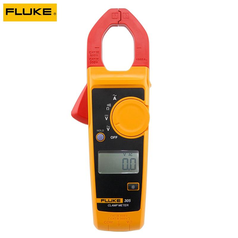 FLUKE 302+ Clamp Meter Multi-Function Digital AC Current Resistance DMM AC/DC F303 F305.