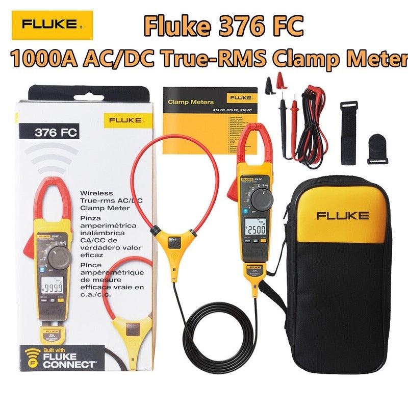 Fluke 376 FC 1000A AC/DC True-RMS Clamp Meter With Insulated Hand Tool Starter Kit.