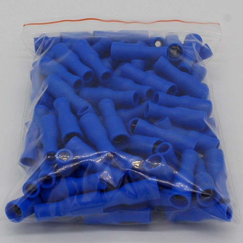 FRD2-156 FRD2.5-156 100PCS Bullet Shaped Female Insulating Joint Wire Connector Electrical Crimp Terminal AWG16-14 FRD.