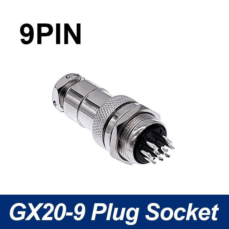 GX20 aviation circular connector Plug and socket 2Pin- 15pin Cable connectors.