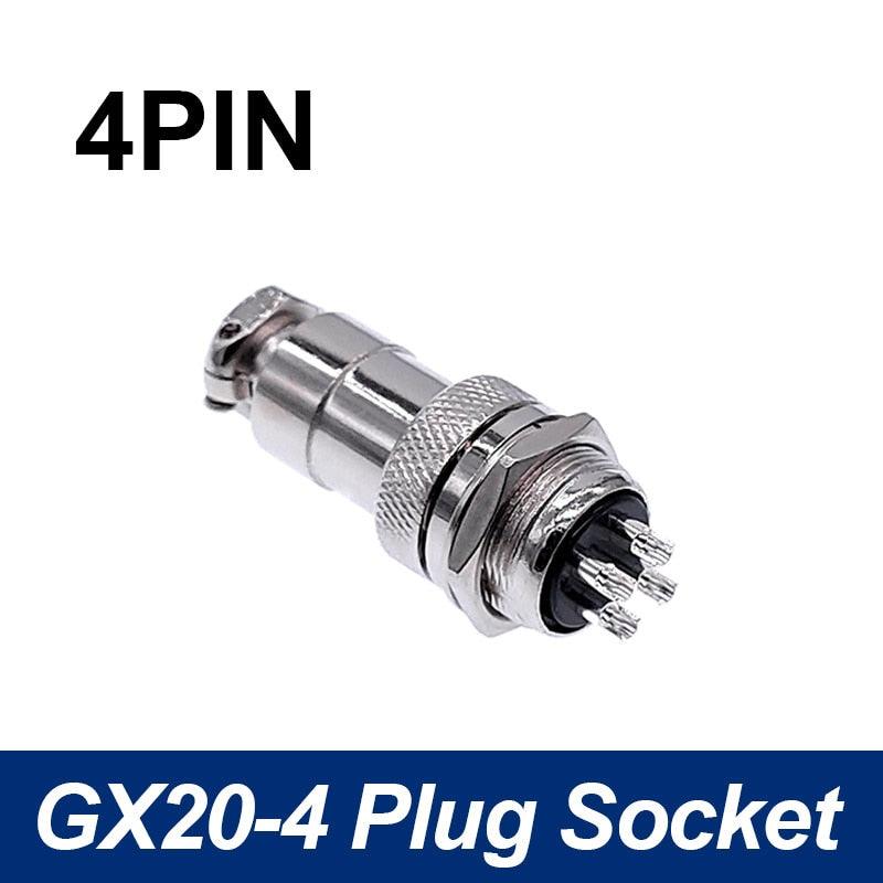 GX20 aviation circular connector Plug and socket 2Pin- 15pin Cable connectors.